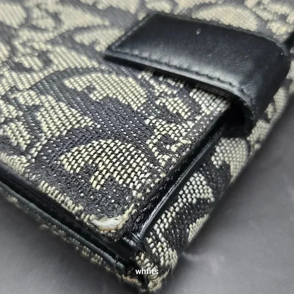 Christian Dior Trotter Canvas Trifold Wallet with dust bag and box. - Picture 4 of 13